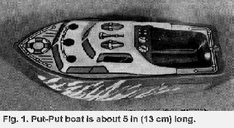 Photo of commercial metal pop-pop boat.