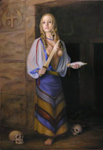 Aridane, an oil painting by Thomas Baker