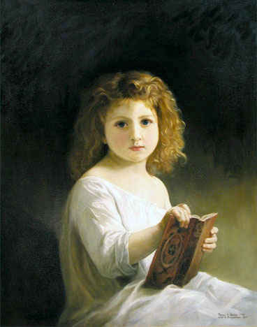 Storybook by Adolph Bouguereau reproduced by Thomas Baker